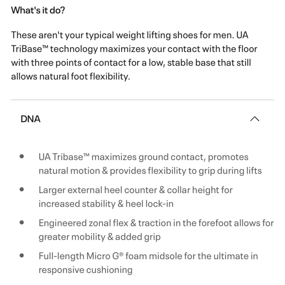 UA Men’s Tribase Reign 2.0 Cross Trainer - Picture 7 of 9